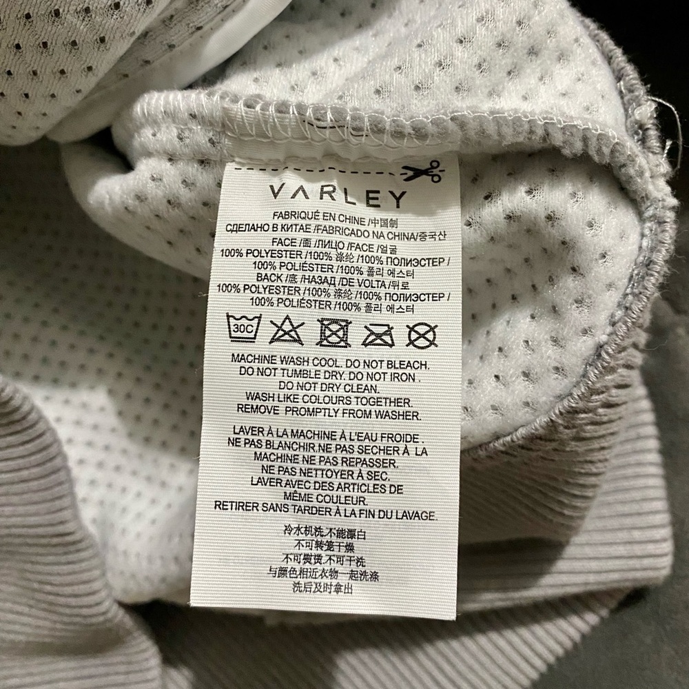 NWOT Varley Duray Sherpa Pullover Grey Small - Picture 11 of 13